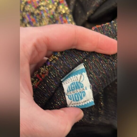 1960s Beau Time Melodie Frocks Co Montreal sparkly vintage skirt - Picture 7 of 8